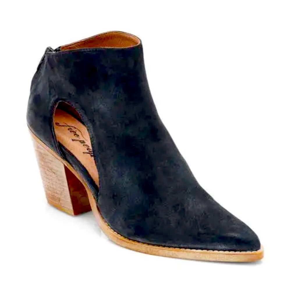 Women's Free People Size EU 39.5 US 9.5 Wilder Bootie Black